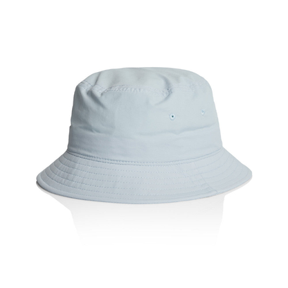 Powder blue AS Colour 1171 Nylon Bucket Hat, front view