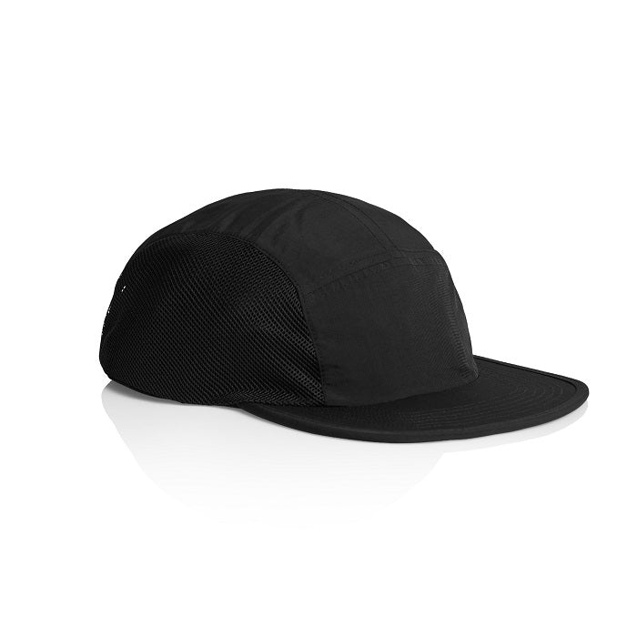 AS Colour 1180 Active Finn Cap - Black - Front View