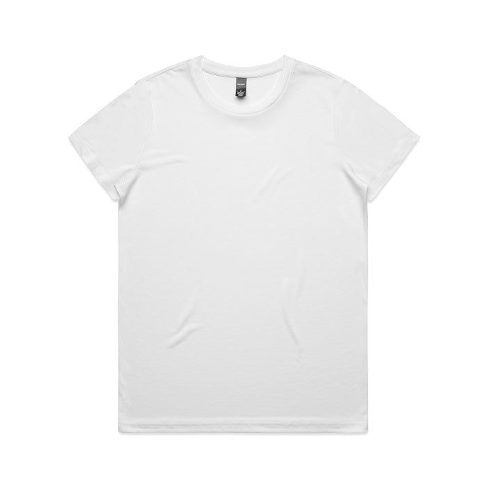 AS Colour 4001A Womans Maple Active Tee, crew neck everyday t shirt front view