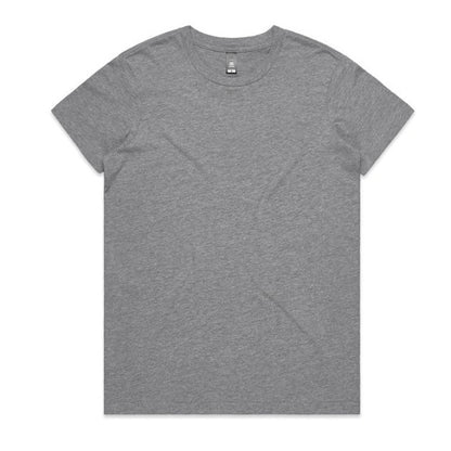 AS Colour 4001 Womans Maple Tee - Grey Marle - Front View