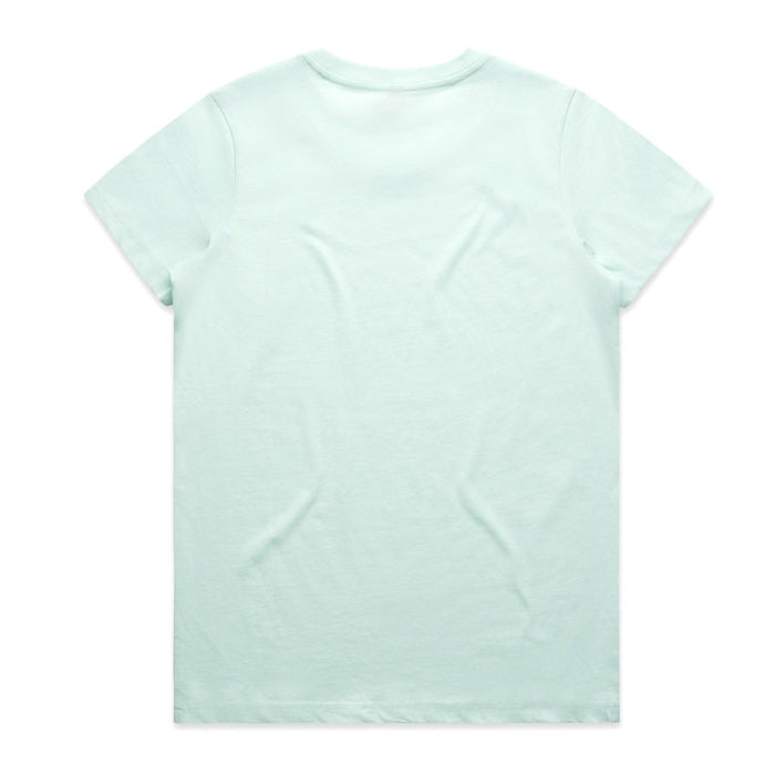 AS Colour 4001 Womans Maple Tee - Seafoam - Back View