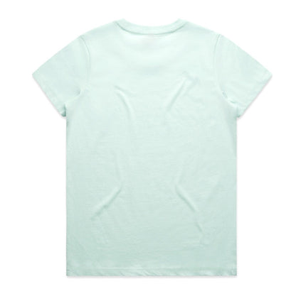 AS Colour 4001 Womans Maple Tee - Seafoam - Back View