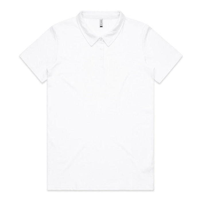 AS Colour 4402 Womans Amy Polo - White - Front View