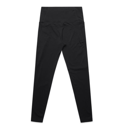 Classic black, AS Colour 4630 Womans Active Leggings back view