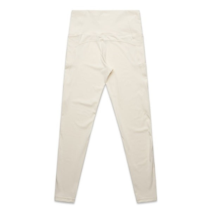 AS Colour 4630 Womans Active Leggings, ECRU rear view