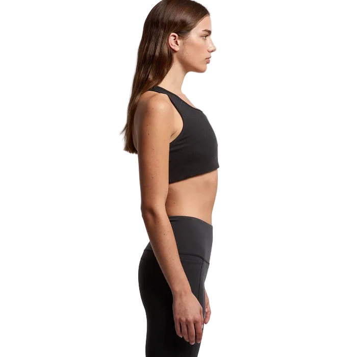 Black ladies, AS Colour 4640 Womans Active Bra Top Side model view