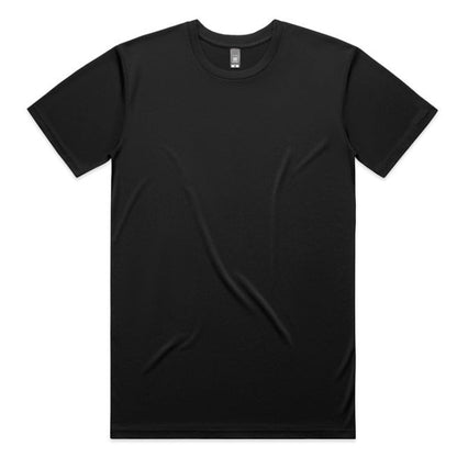 AS Colour 5001A Mens Staple Active Tee - Black - Front View