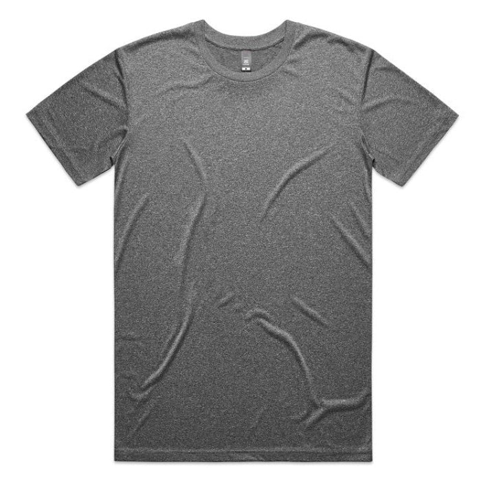 AS Colour 5001A Mens Staple Active Tee - Graphite - Front View