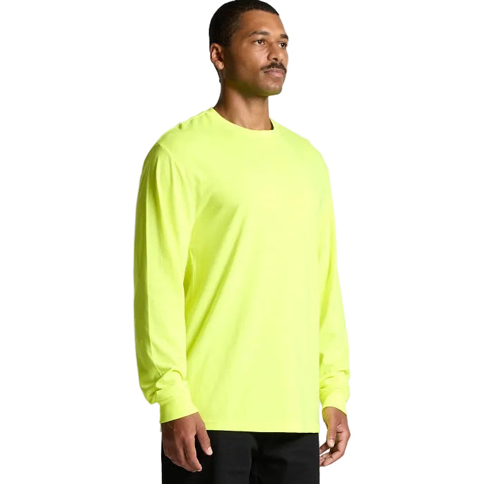 AS Colour 5054F Mens Block Safety Tee - Safety Yellow - Lifestyle