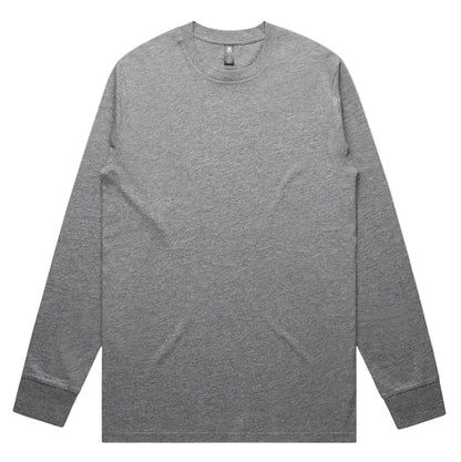 AS Colour 5071 Classic L/S Tee - Grey Marle - Front View