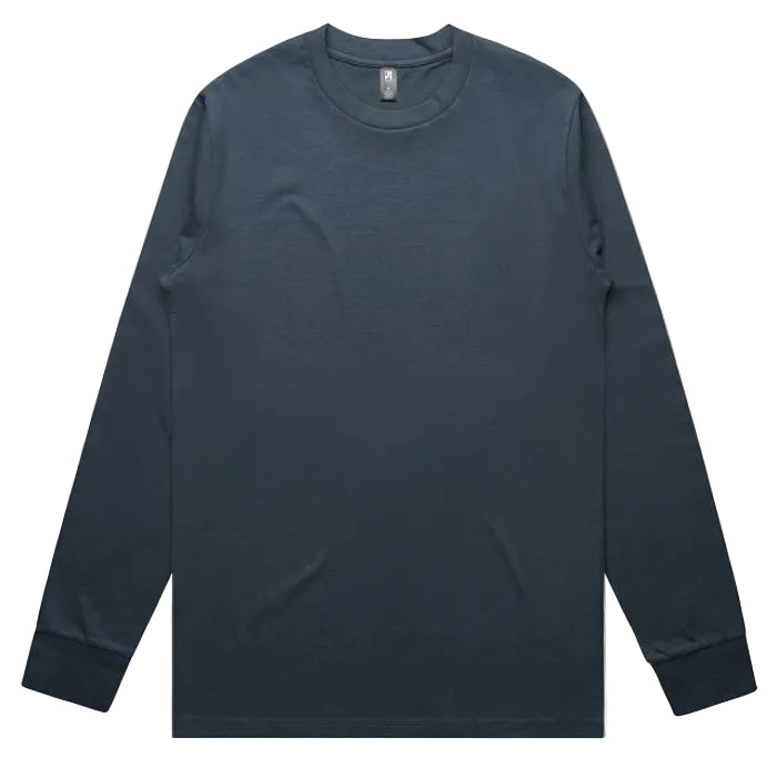 AS Colour 5071 Classic L/S Tee - Petrol Blue - Front View