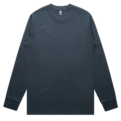 AS Colour 5071 Classic L/S Tee - Petrol Blue - Front View