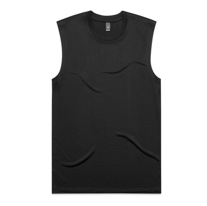 AS Colour 5078 Mens Staple Active Tank - Black - Front View