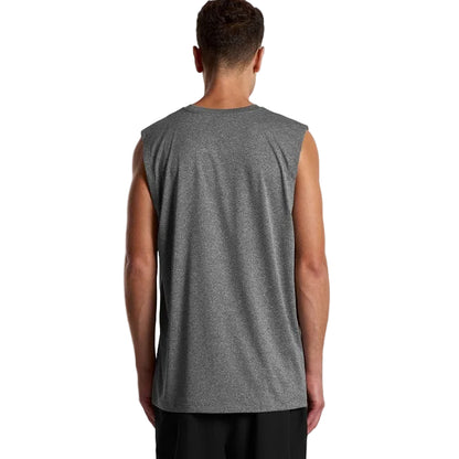 AS Colour 5078 Mens Staple Active Tank - Graphite - Back View