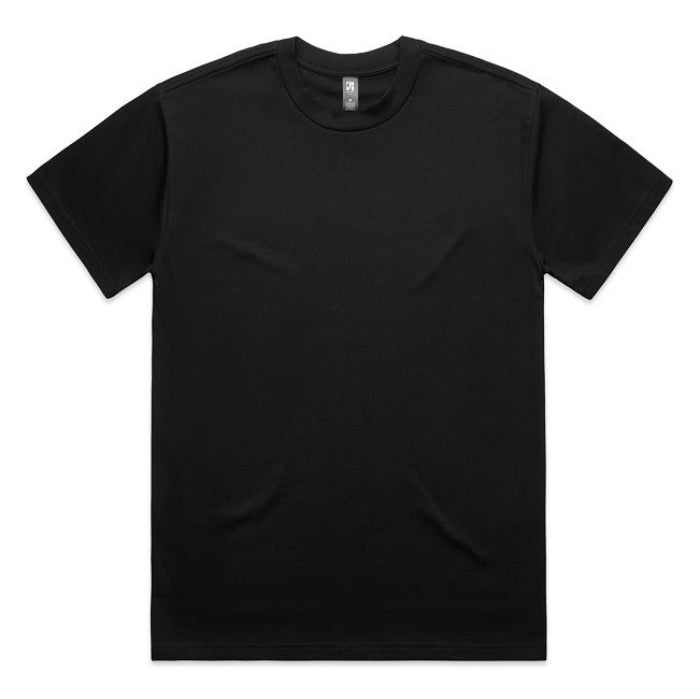 AS Colour 5080 Mens Heavy Tee - Black - Front View