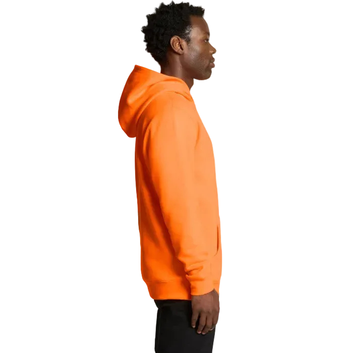 AS Colour 5102F Stencil Safety Hood, safety orange, mid weight, model side view