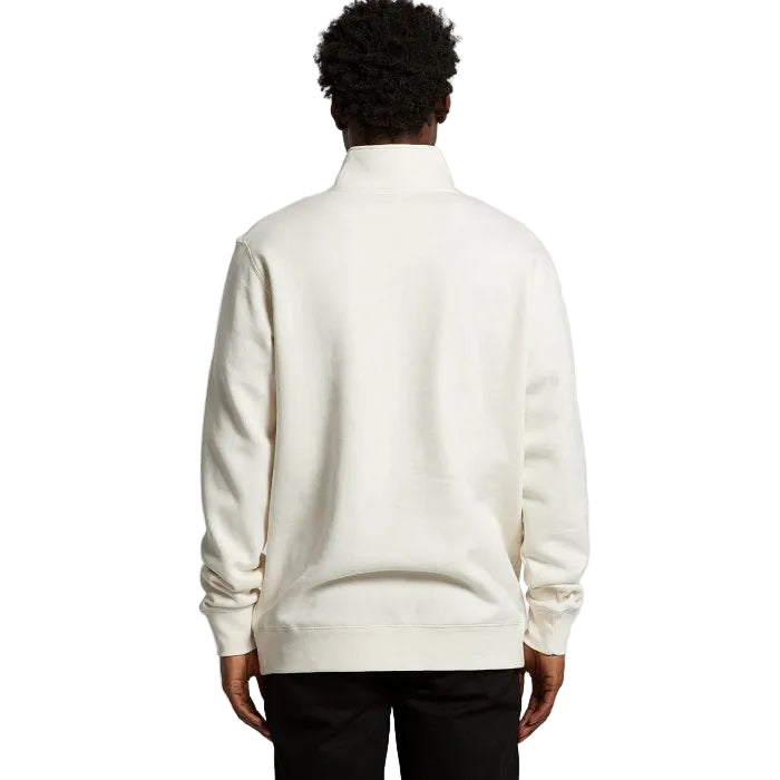 AS Colour 5125 Stencil Half Zip Crew - Ecru - Lifestyle