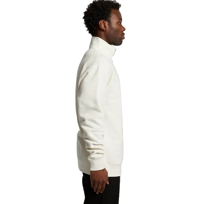 AS Colour 5125 Stencil Half Zip Crew - Ecru - Lifestyle
