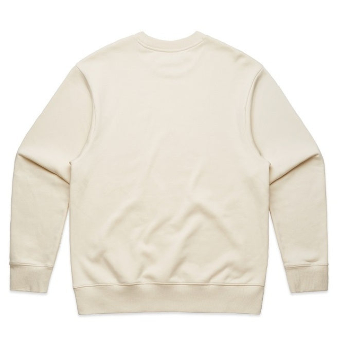 ECRU, everyday, comfortable, AS Colour 5145 Mens Heavy Crew Top, rear view