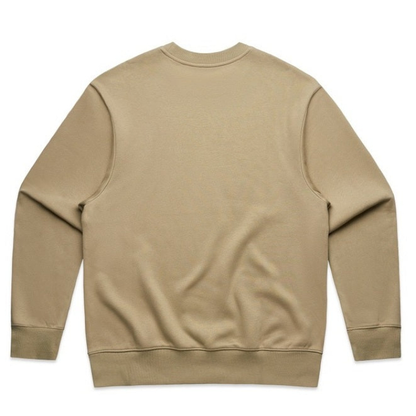 AS Colour 5145 Mens Heavy Crew Top, sand, back view