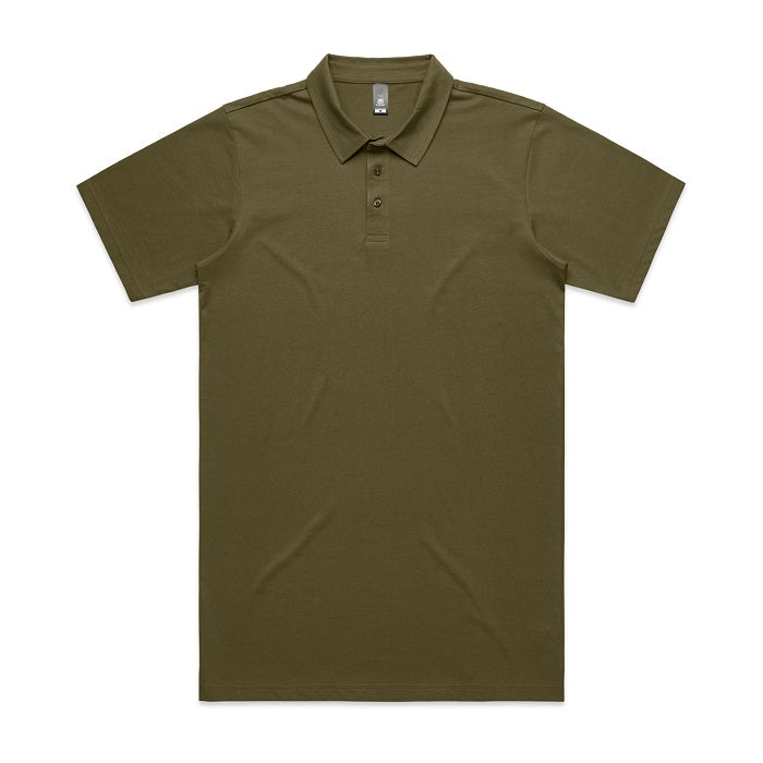 AS Colour 5402 Chad Polo - Army - Front View