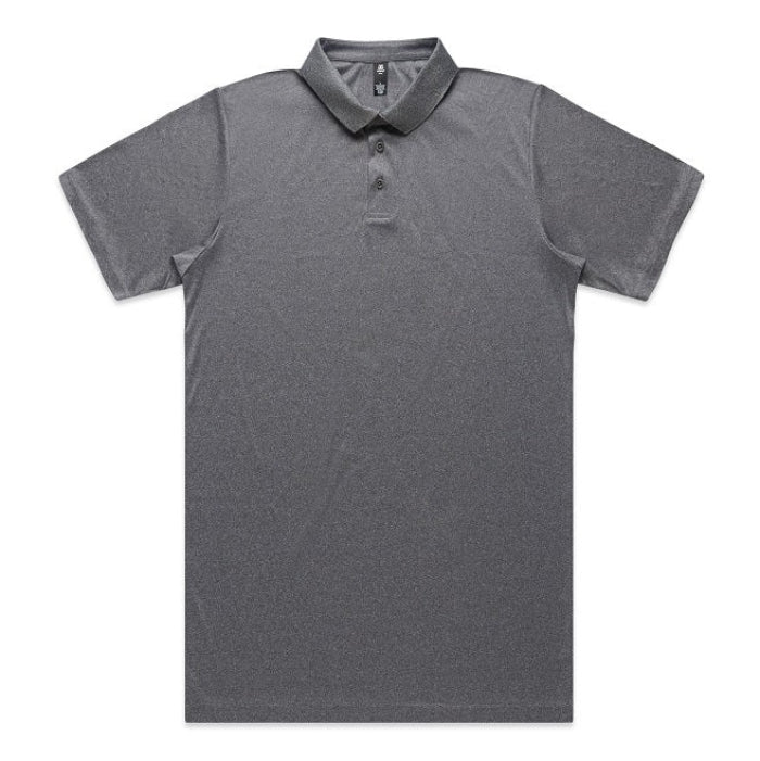 AS Colour 5425 Mens Work Polo - Graphite - Front View