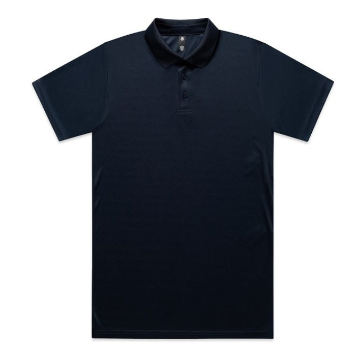 AS Colour 5425 Mens Work Polo - Navy - Front View