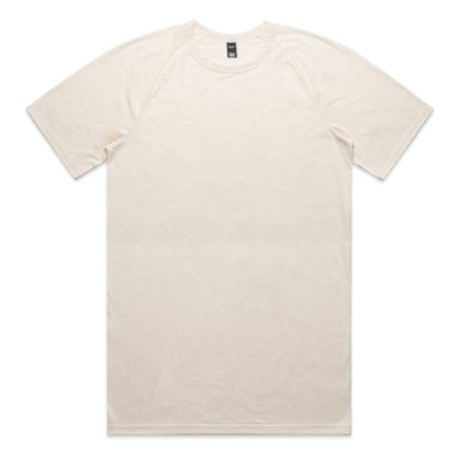 AS Colour 5610 Mens Staple Active Blend Tee - Ecru - Front View