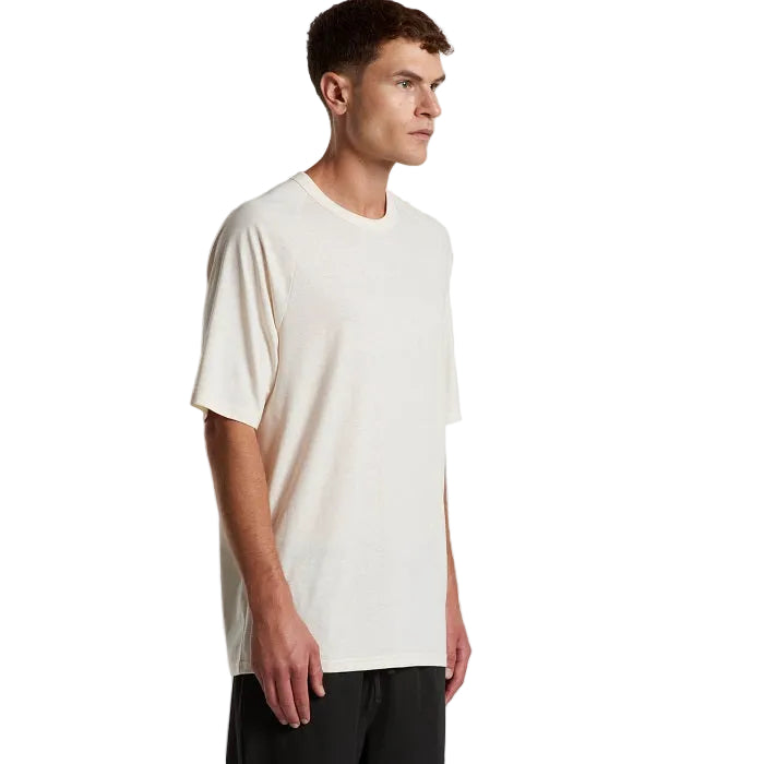 AS Colour 5610 Mens Staple Active Blend Tee - Ecru - Lifestyle