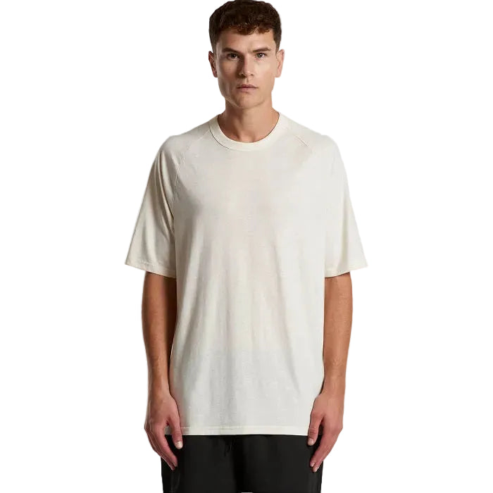 AS Colour 5610 Mens Staple Active Blend Tee - Ecru - Lifestyle