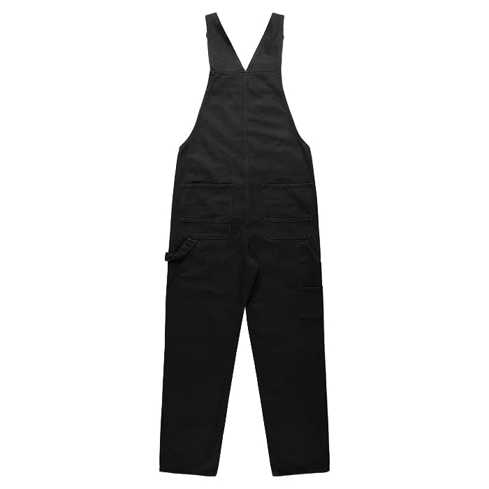 AS Colour 5980 Mens Canvas Overalls - Black - Back View