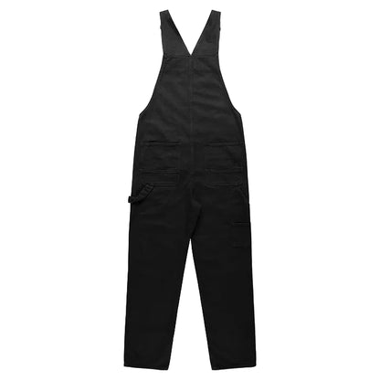AS Colour 5980 Mens Canvas Overalls - Black - Back View