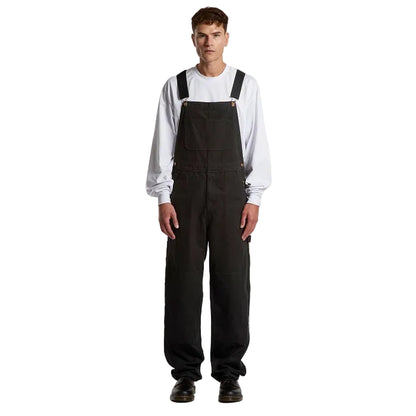 AS Colour 5980 Mens Canvas Overalls - Black - Lifestyle front view