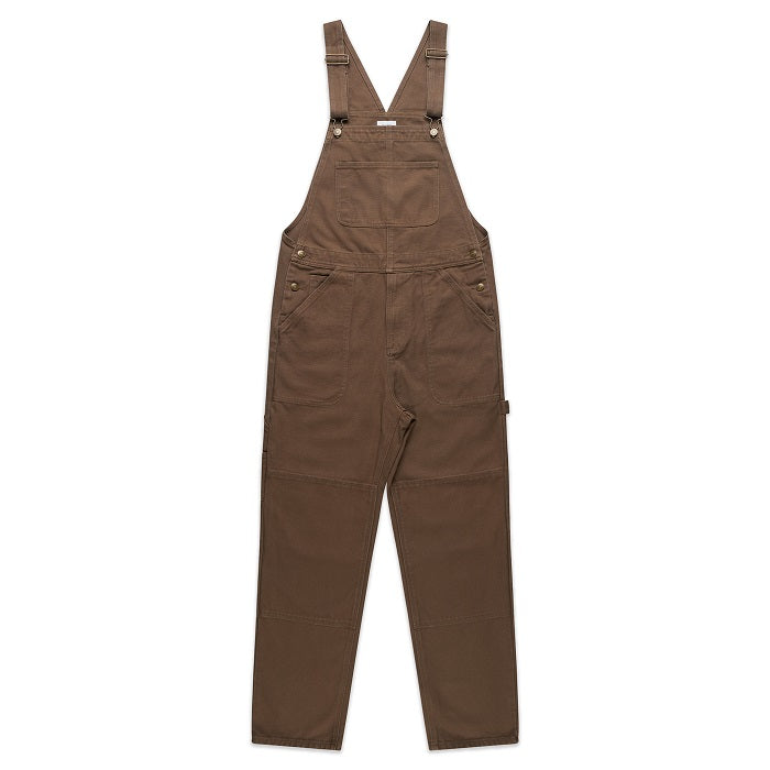 AS Colour 5980 Mens Canvas Overalls - Walnut - Front View