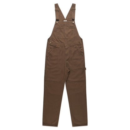 AS Colour 5980 Mens Canvas Overalls - Walnut - Front View