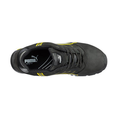 Puma 642717 Amsterdam Black/Yellow Safety Jogger Steel Toe
