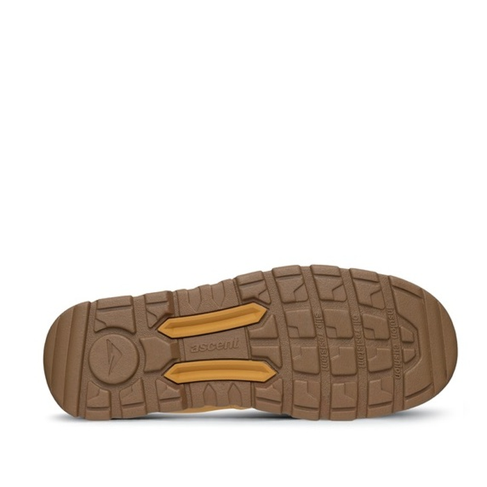 Ascent 129704 Sigma 2 4E Composite Slip On Safety Boots, wheat sole view, Slip, anti static, resistant