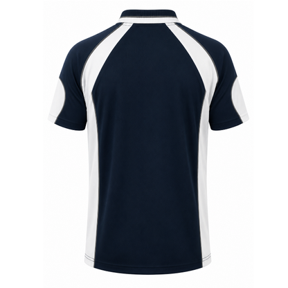 Aussie Pacific N1300 Murray Mens Polo - Navy/White - Back View