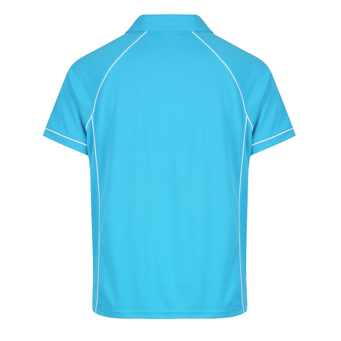 Aussie Pacific N1310 Mens Endeavour Polo, pacific blue , rear view
