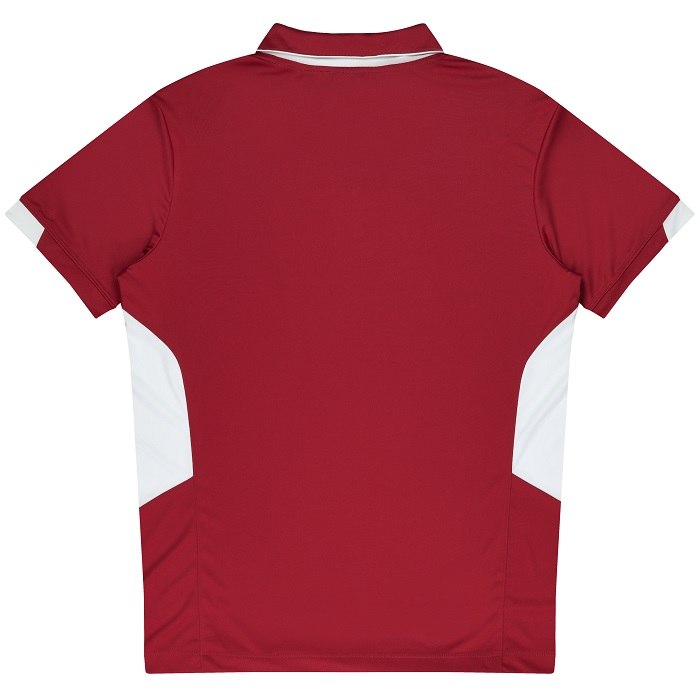 Aussie Pacific N1311 Mens Tasman Polo, red with white, rear view