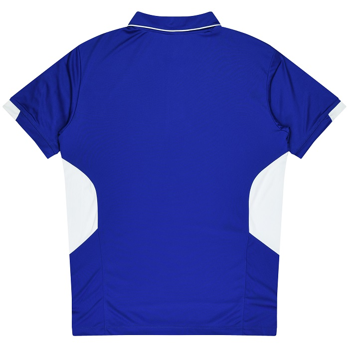 Aussie Pacific N1311 Mens Tasman Polo, royal blue with white, collared professional sports polo rear view