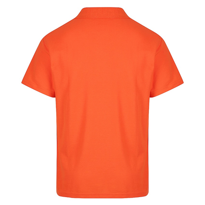 Orange, rear view, Aussie Pacific N1312 Hunter Mens Polo