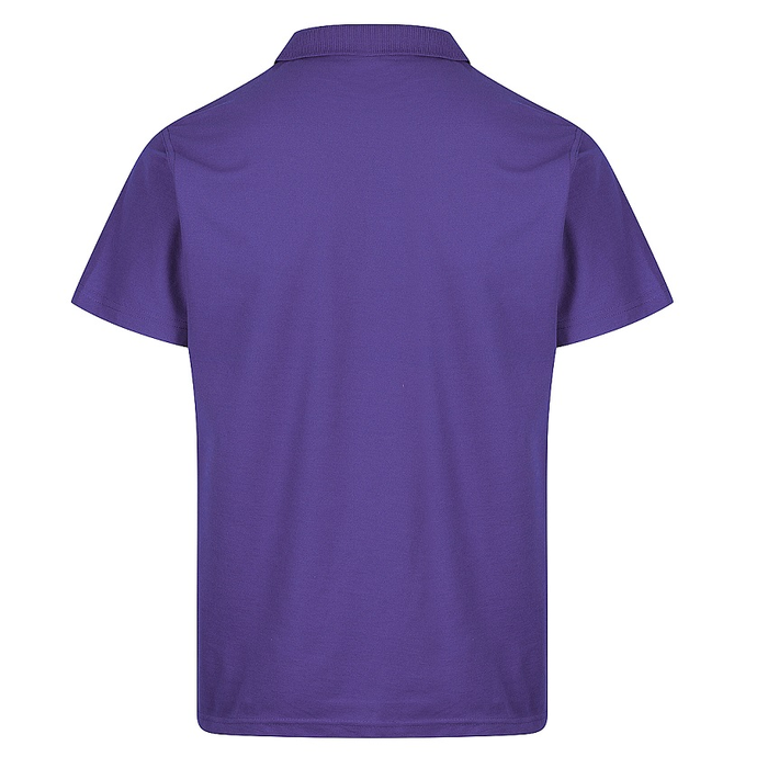 Purple, rear view,Aussie Pacific N1312 Hunter Mens Polo
