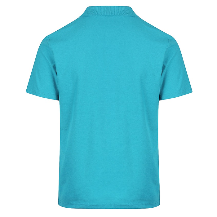 Teal, rear view, Aussie Pacific N1312 Hunter Mens Polo
