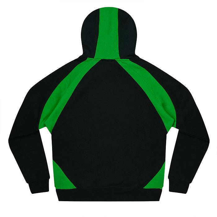 Black and green Aussie Pacific N1509 Huxley Mens Hoodies rear view