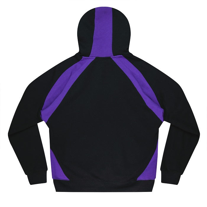 Black and purple Aussie Pacific N1509 Huxley Mens Hoodies rear view