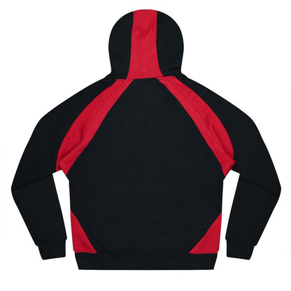 black and red Aussie Pacific N1509 Huxley Mens Hoodies rear view