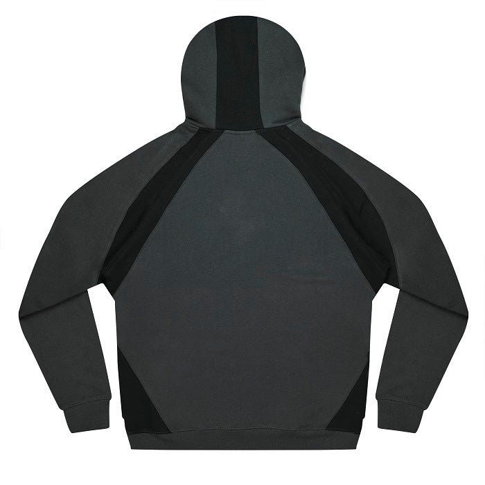 Slate grey and black Aussie Pacific N1509 Huxley Mens Hoodie rear view