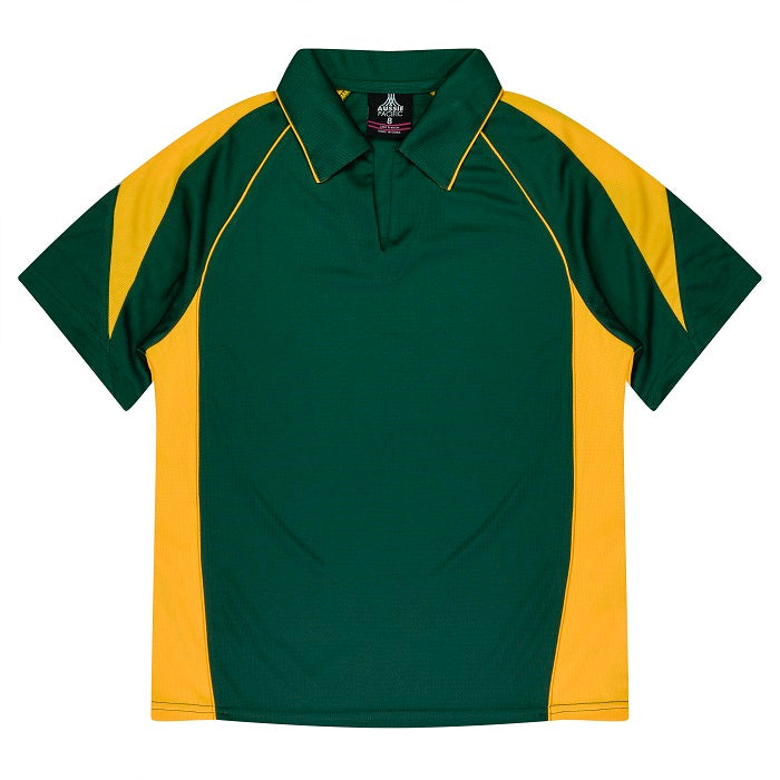 Aussie Pacific N2301 Premier Lady Polos, short sleeve V neck, front view