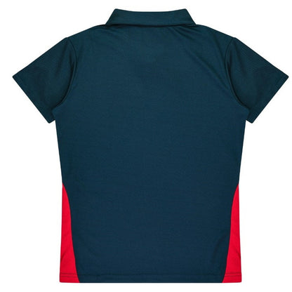 Aussie Pacific N2305 Ladies Paterson Polo navy red 